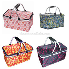 2015 Vente chaude Panier de polyester 600D, panier pliable